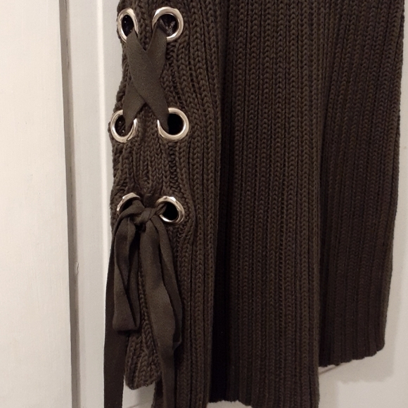 Jennifer Lopez green sweater dress/tunic size Large - Picture 4 of 10